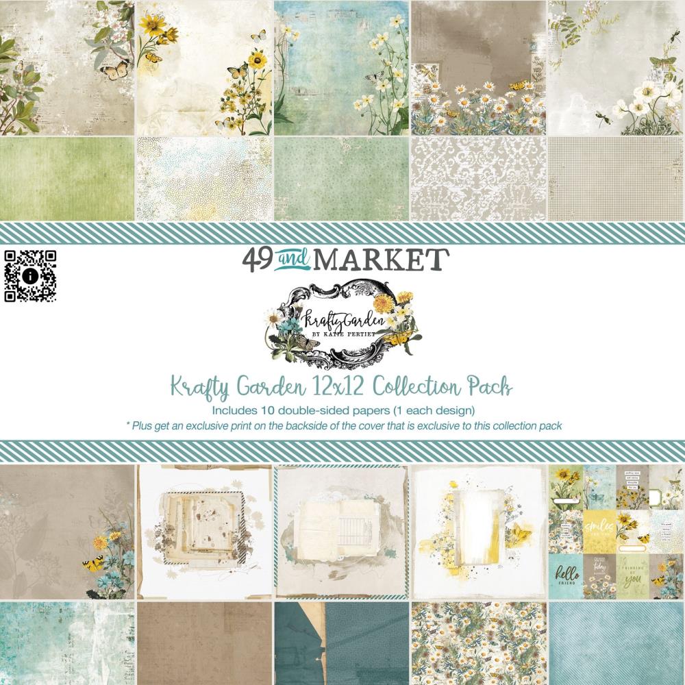 49 and Market Krafty Garden 12"X12" Collection Pack (KG26375)