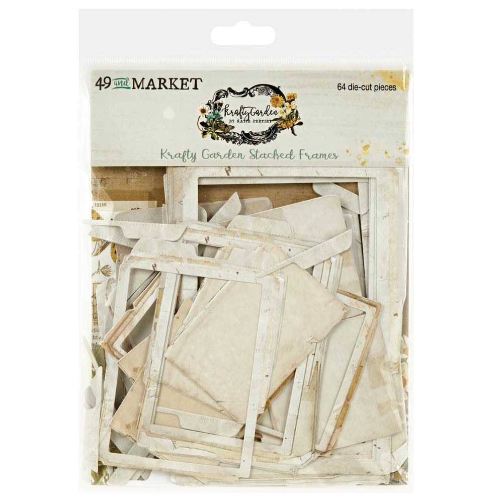 49 and Market Krafty Garden Chipboard Set: Stacked Frames (KG26672)