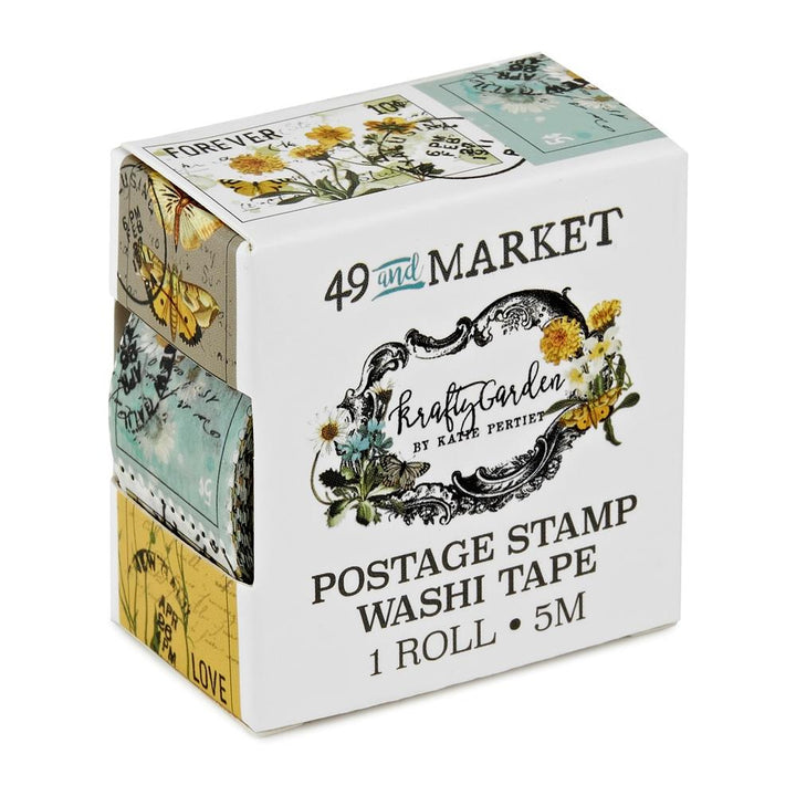 49 and Market Krafty Garden Washi Tape Roll: Postage (KG26726)