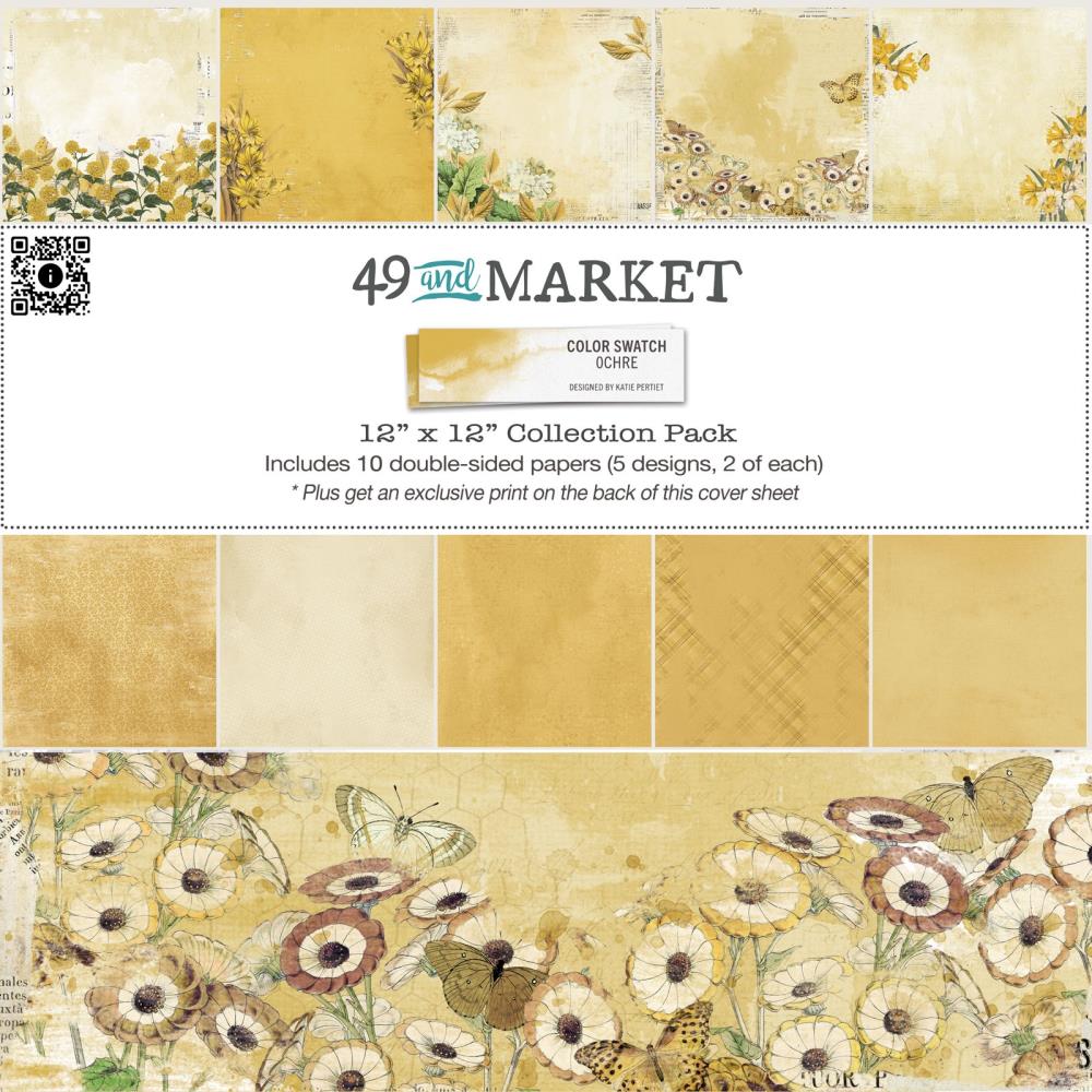49 and Market Color Swatch: Ochre 12"X12" Collection Pack (OCS26795)
