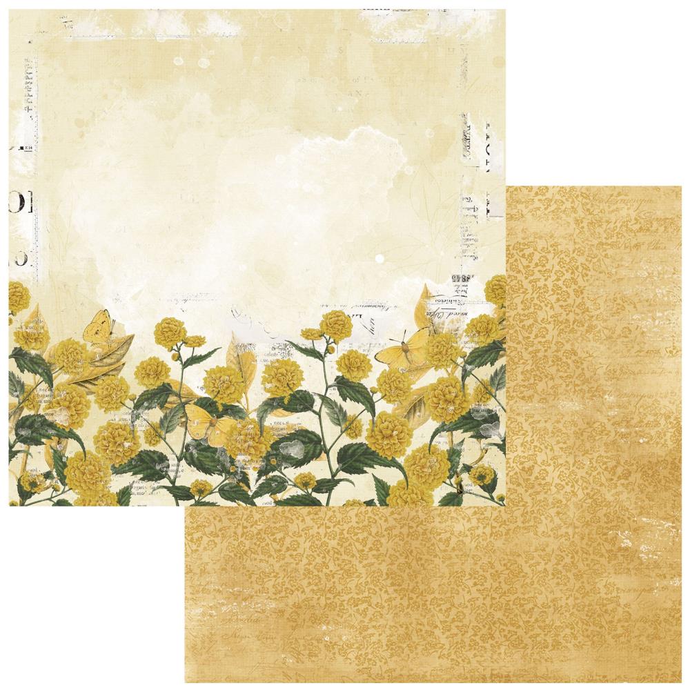 49 and Market Color Swatch: Ochre 12"X12" Double-Sided Cardstock: #1 (OCS1226818)