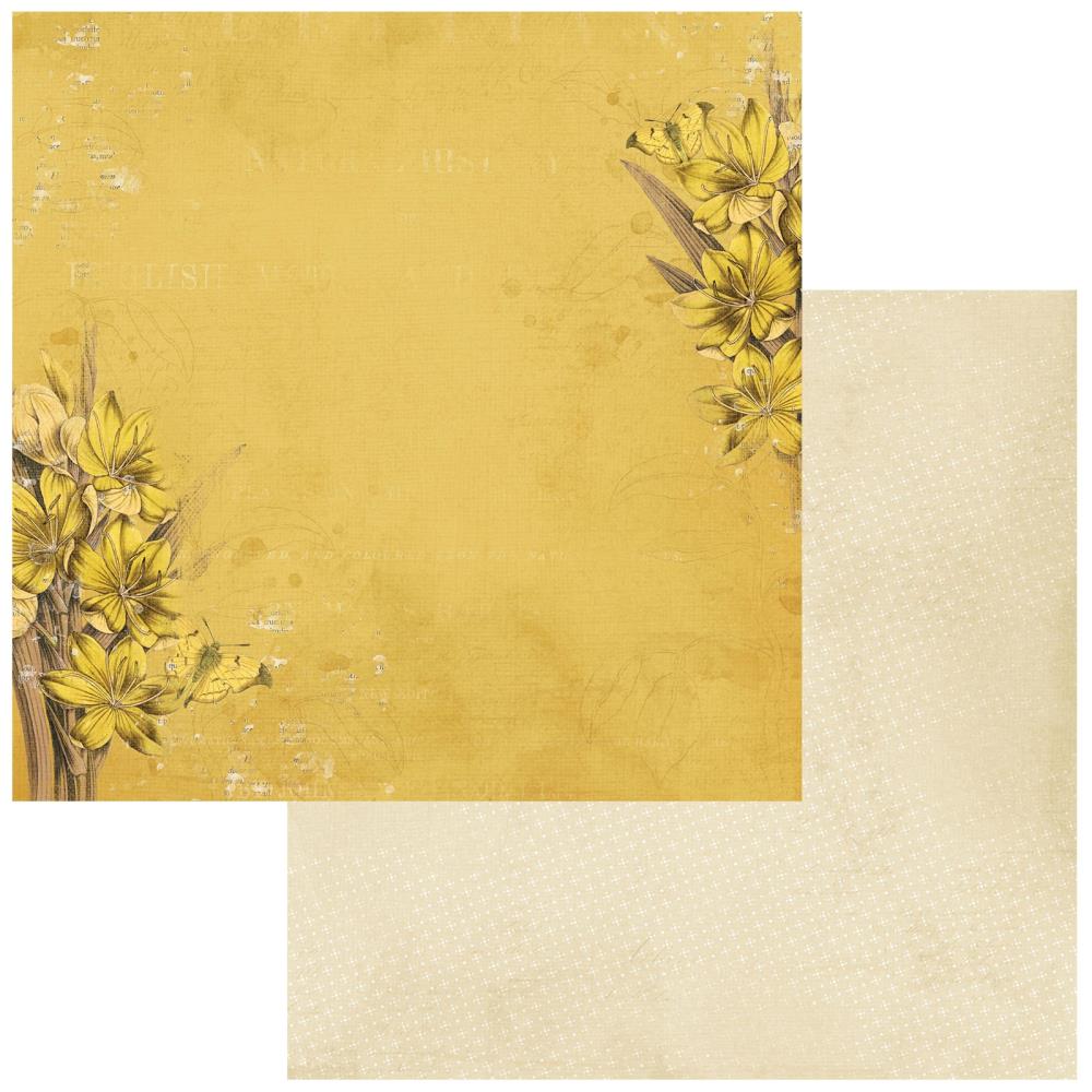 49 and Market Color Swatch: Ochre 12"X12" Double-Sided Cardstock: #2 (OCS1226825)