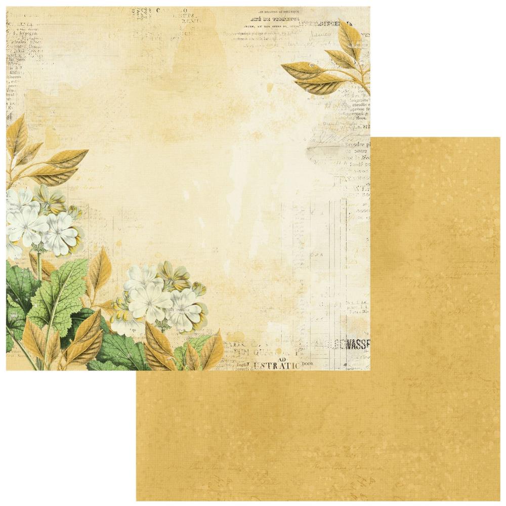 49 and Market Color Swatch: Ochre 12"X12" Double-Sided Cardstock: #3 (OCS1226832)