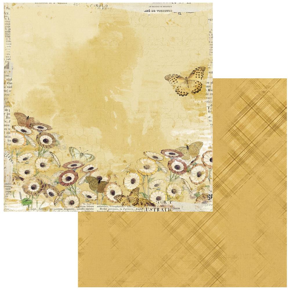 49 and Market Color Swatch: Ochre 12"X12" Double-Sided Cardstock: #4 (OCS1226849)