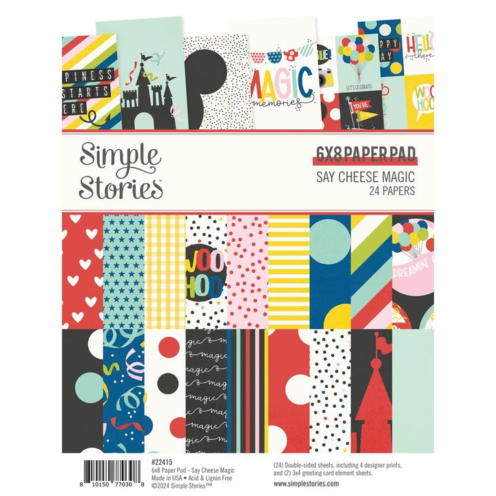 Simple Stories Say Cheese Magic 6"X8" Double-Sided Paper Pad, 24/Pkg (5A0022HN1G5BJ)