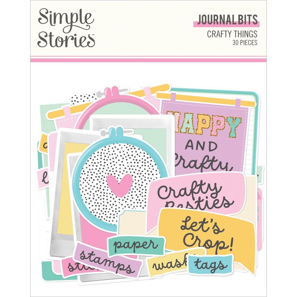 Simple Stories Crafty Things Bits & Pieces: Journal, 29/Pkg (5A0022K21G5G6)