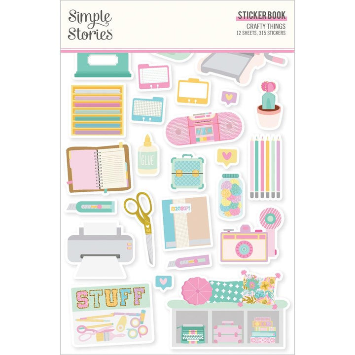 Simple Stories Crafty Things Sticker Book (5A0022M41G5GD)