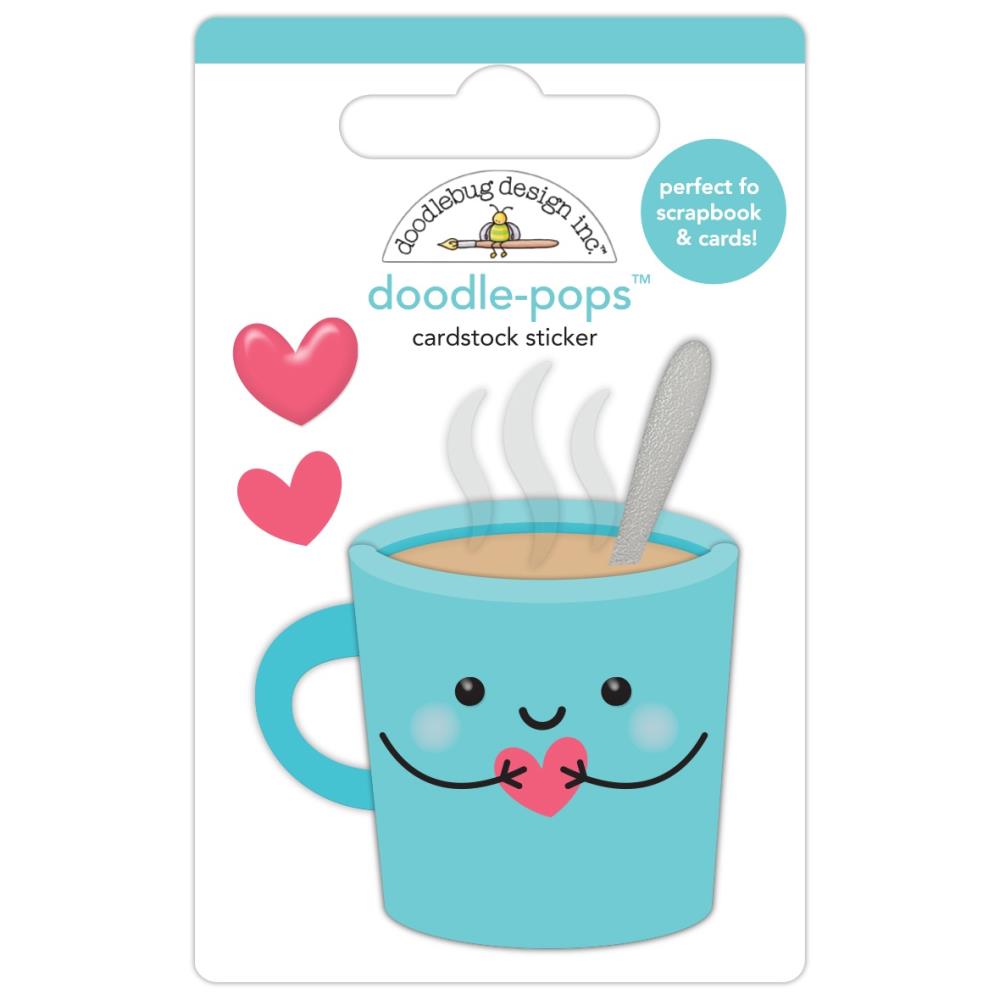 Doodlebug Doodle-Pops 3D Sticker: Heart Warming (8016)