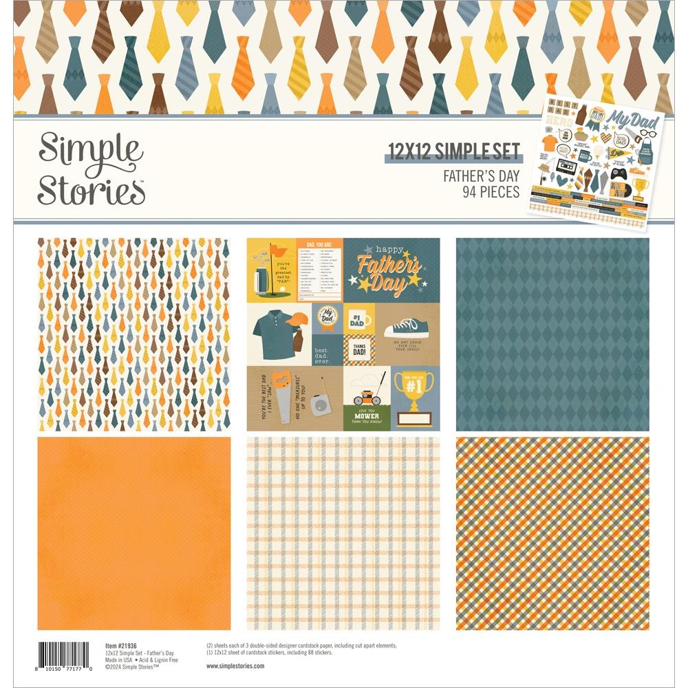 Simple Stories Father's Day 12"X12" Collection Kit (5A0022JC1G5K4)