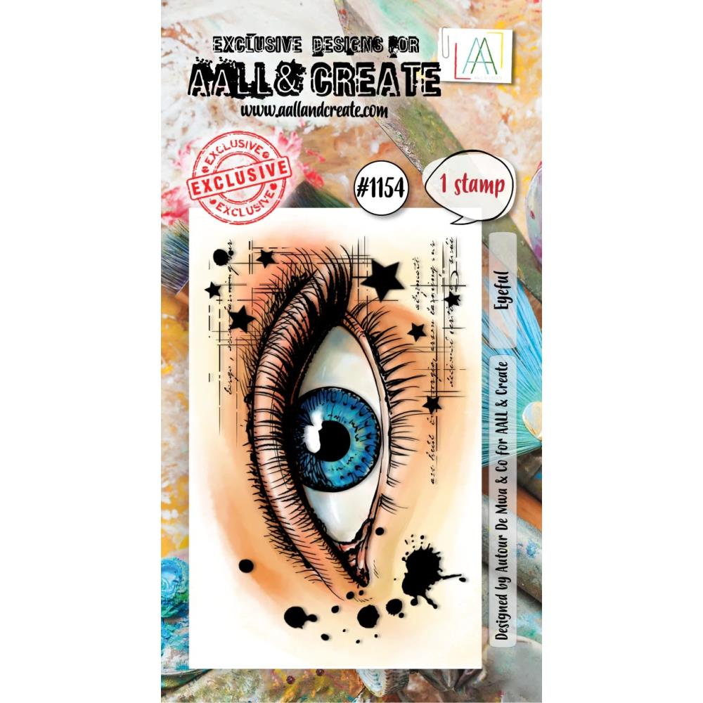 AALL And Create A8 Photopolymer Clear Stamp Set: Eyeful (AALL-TP-1154)