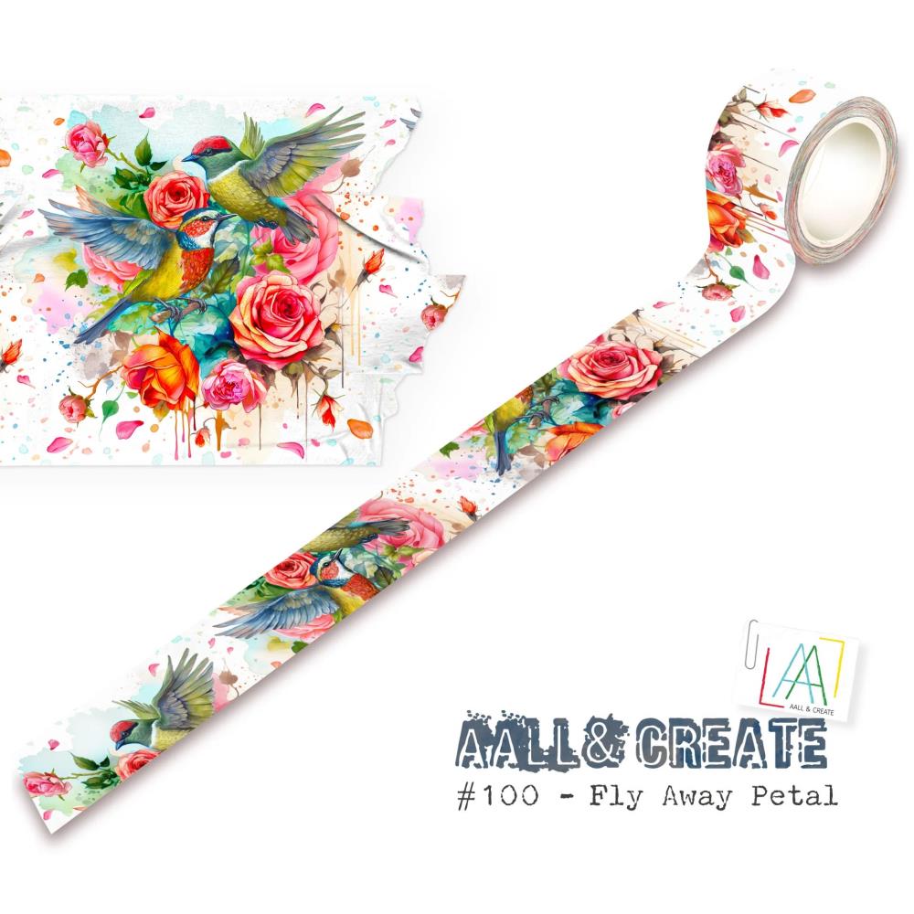 AALL And Create Washi Tape: Fly Away Petal (5A0022ZY1G62D)