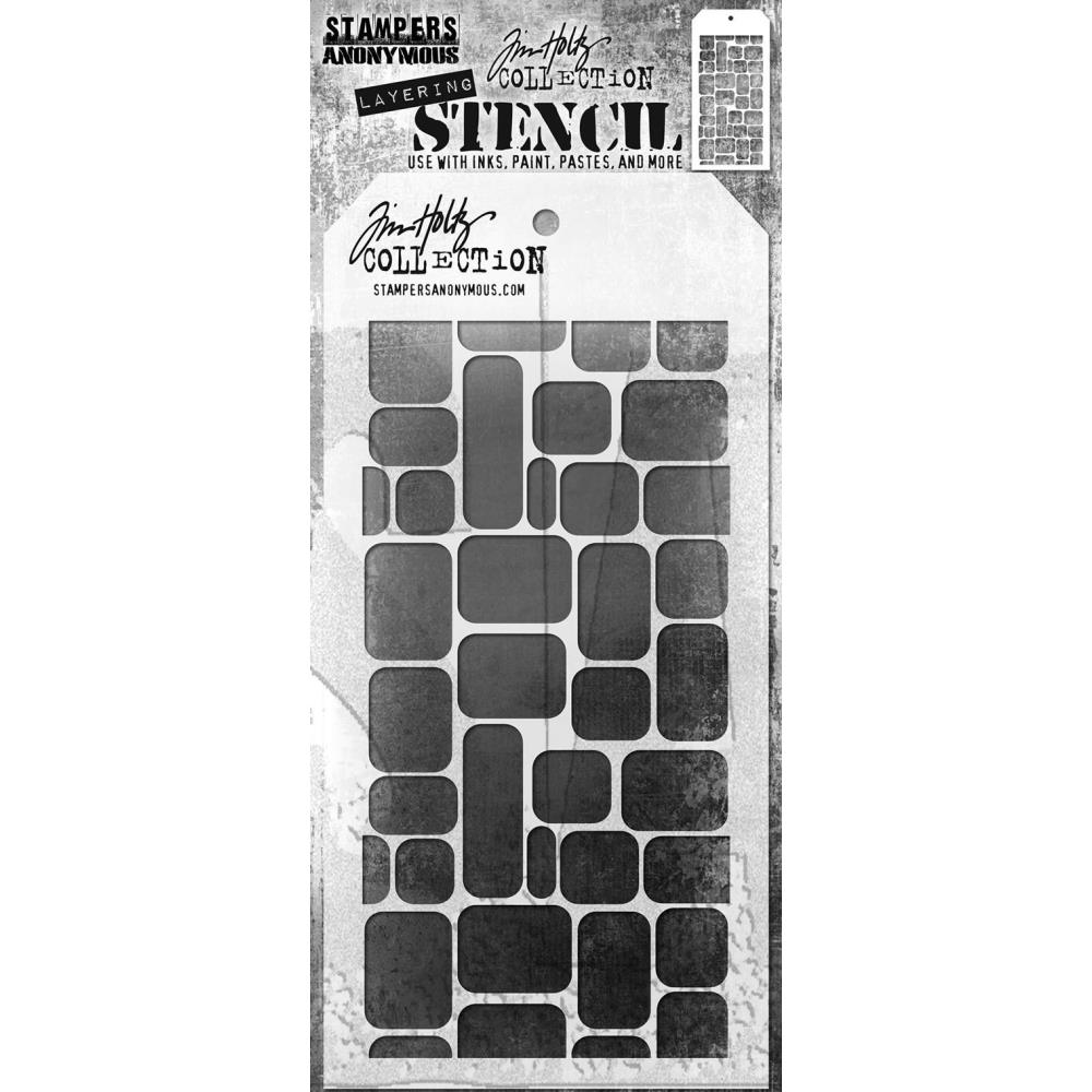Tim Holtz 4.125"X8.5" Layered Stencil: Labels, by Stampers Anonymous (THS1G63H)