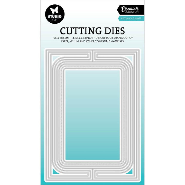 Studio Light Essentials Cutting Die: Nr. 823, Rectangle Card Shape (5A0023LG1G6J7)