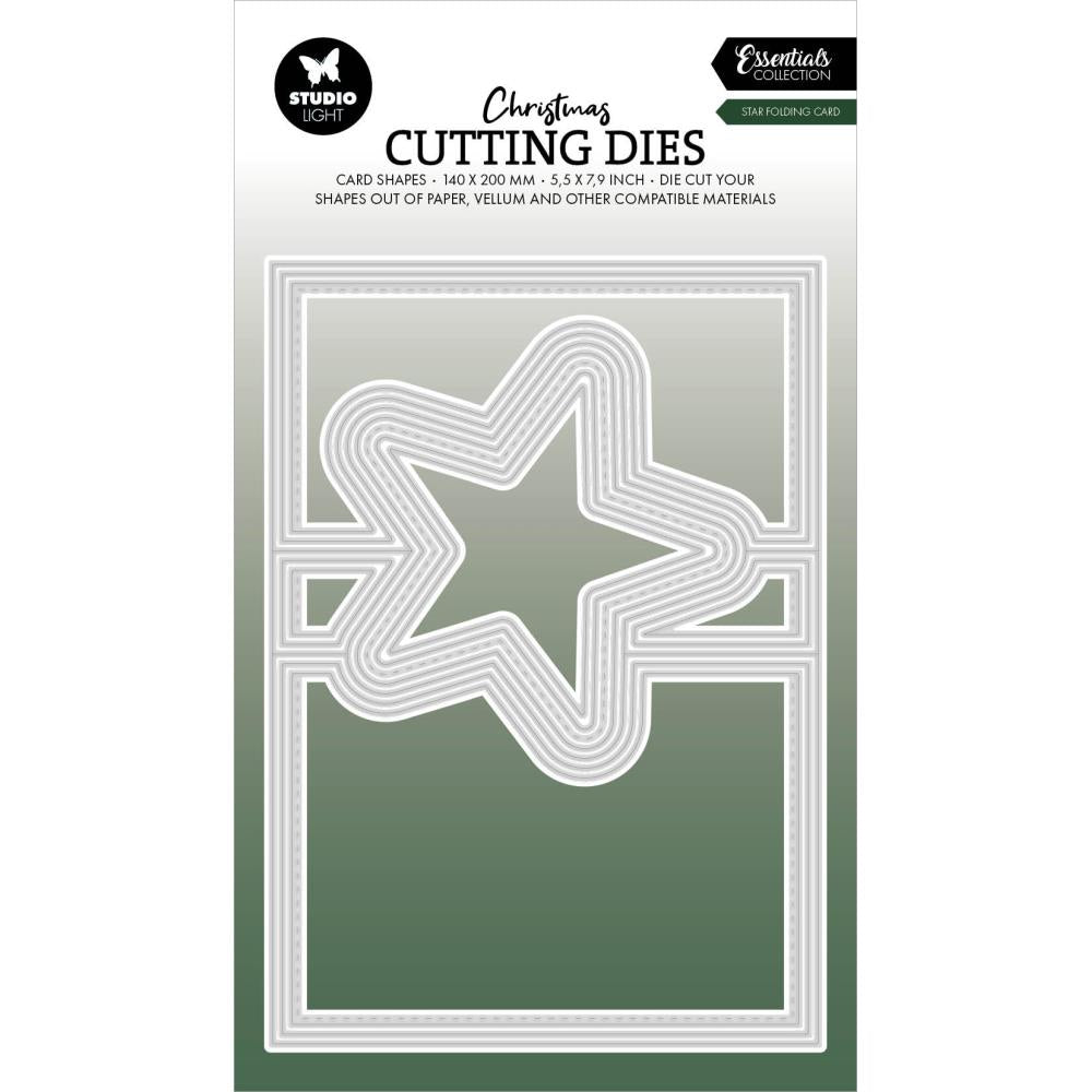 Studio Light Essentials Cutting Die: Nr. 839, Star Folding Card (5A0023NF1G6JW)