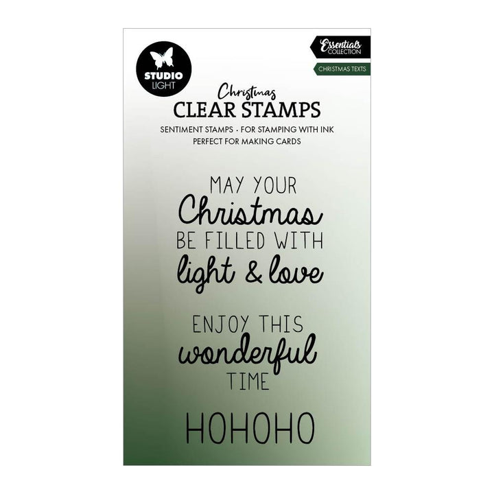 Studio Light Essentials Clear Stamps: Nr. 696, Christmas Texts (5A0023MW1G6LF)