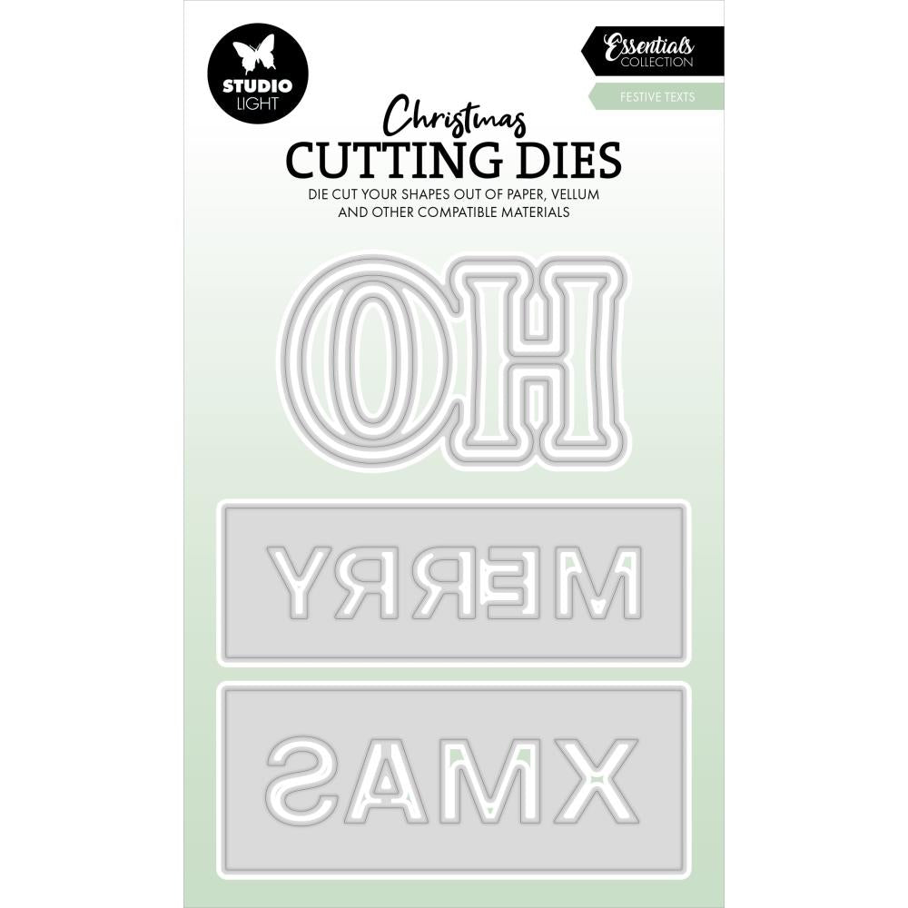 Studio Light Essentials Cutting Die: Nr. 846, Festive Texts (5A0023NH1G6M2)