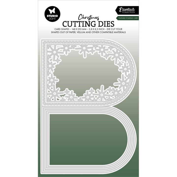 Studio Light Essentials Cutting Die: Nr. 838, Twinkle Folding Card (5A0023MP1G6MQ)