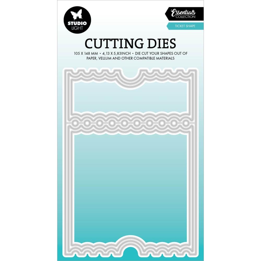 Studio Light Essentials Cutting Die: Nr. 822, Ticket Card Shape (5A0023L21G6MR)