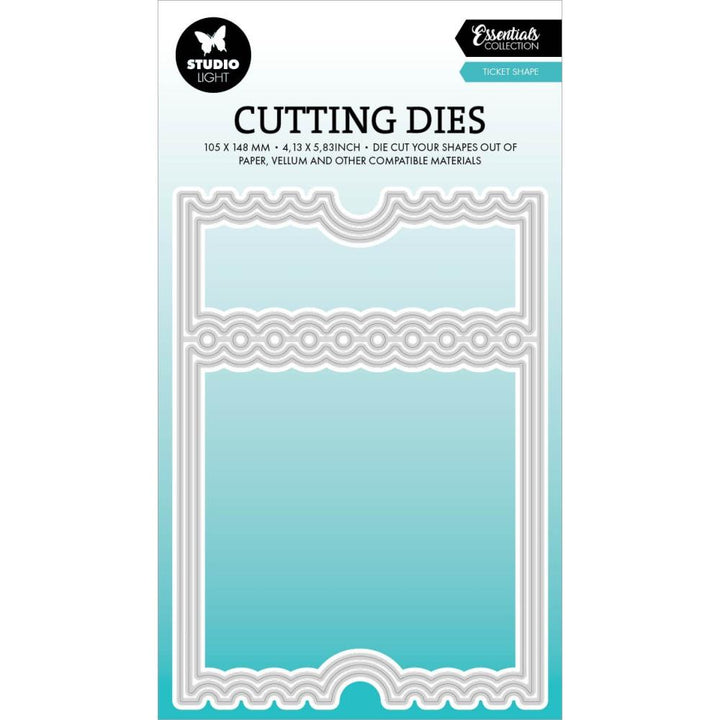 Studio Light Essentials Cutting Die: Nr. 822, Ticket Card Shape (5A0023L21G6MR)