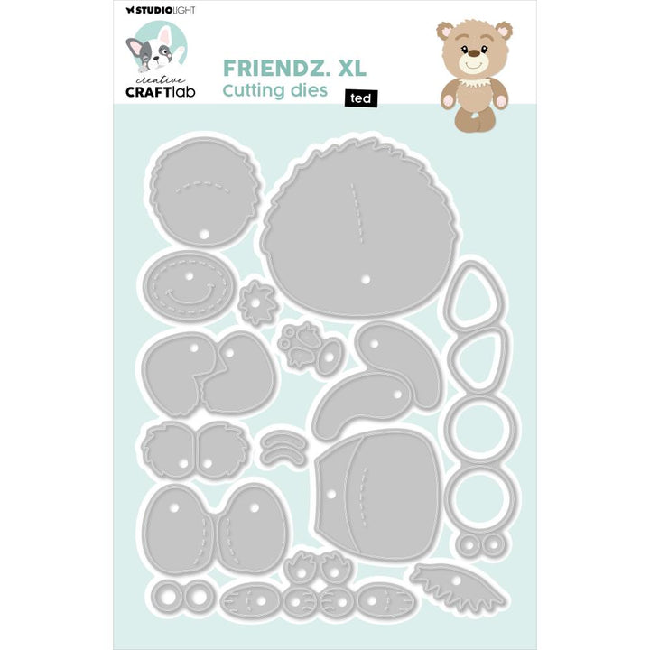 Studio Light Friendz Cutting Die: Nr. 815, Ted XL (5A0023JX1G6MW)