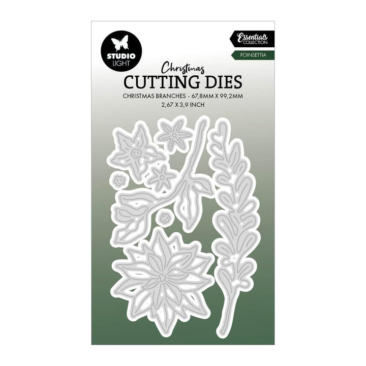 Studio Light Essentials Cutting Die: Nr. 843, Poinsettia (5A0023NQ1G6MZ)