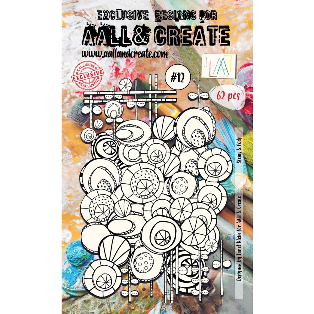 AALL And Create Ephemera: Stems & Pods - White (AALL-EP-012)