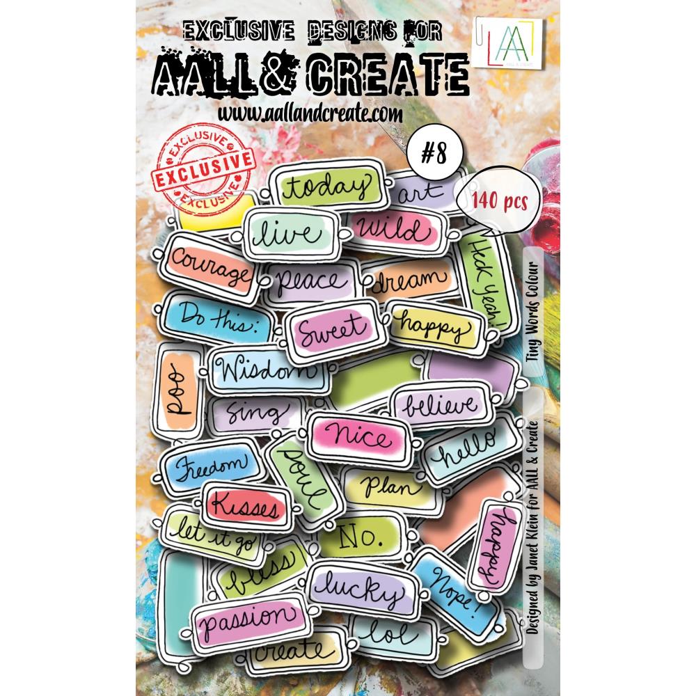 AALL And Create Ephemera: Tiny Words Colour (AALL-EP-008)