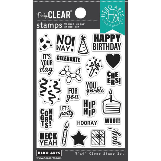 Hero Arts 3"X4" Clear Stamps: Your Day Messages (5A0025RS1G8HY)