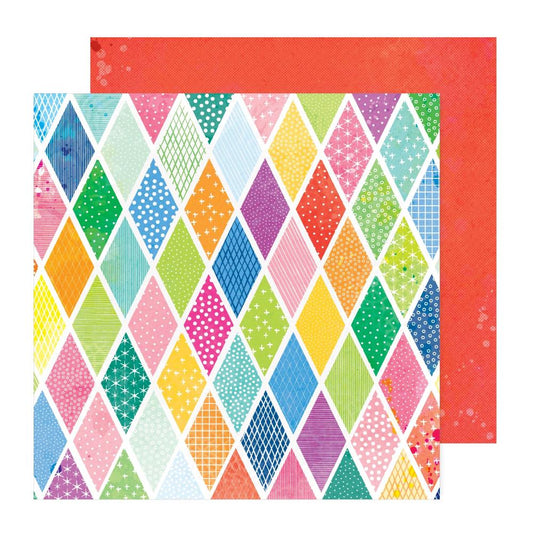 Vicki Boutin Bold And Bright 12"X12" Double-Sided Cardstock: Diamonds (5A0026K41G912)