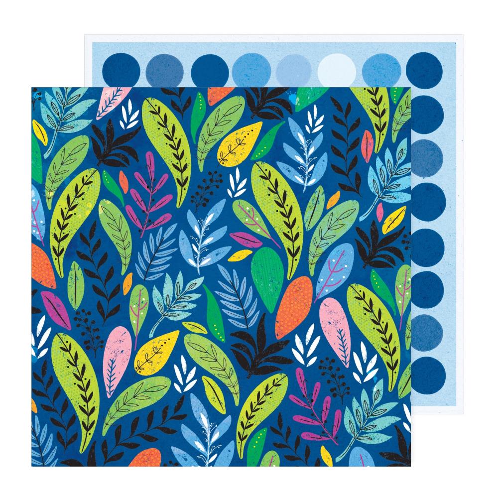 Vicki Boutin Bold And Bright 12"X12" Double-Sided Cardstock: Mixed Greens (5A0026K41G91D)