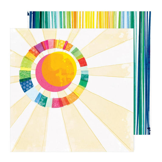 Vicki Boutin Bold And Bright 12"X12" Double-Sided Cardstock: Light Of Day (5A0026K41G91H)