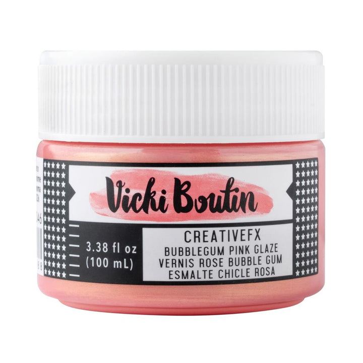 Vicki Boutin Bold And Bright Creative FX Texture Paste: Bubblegum Pink Glaze (5A0026JH1G91M)