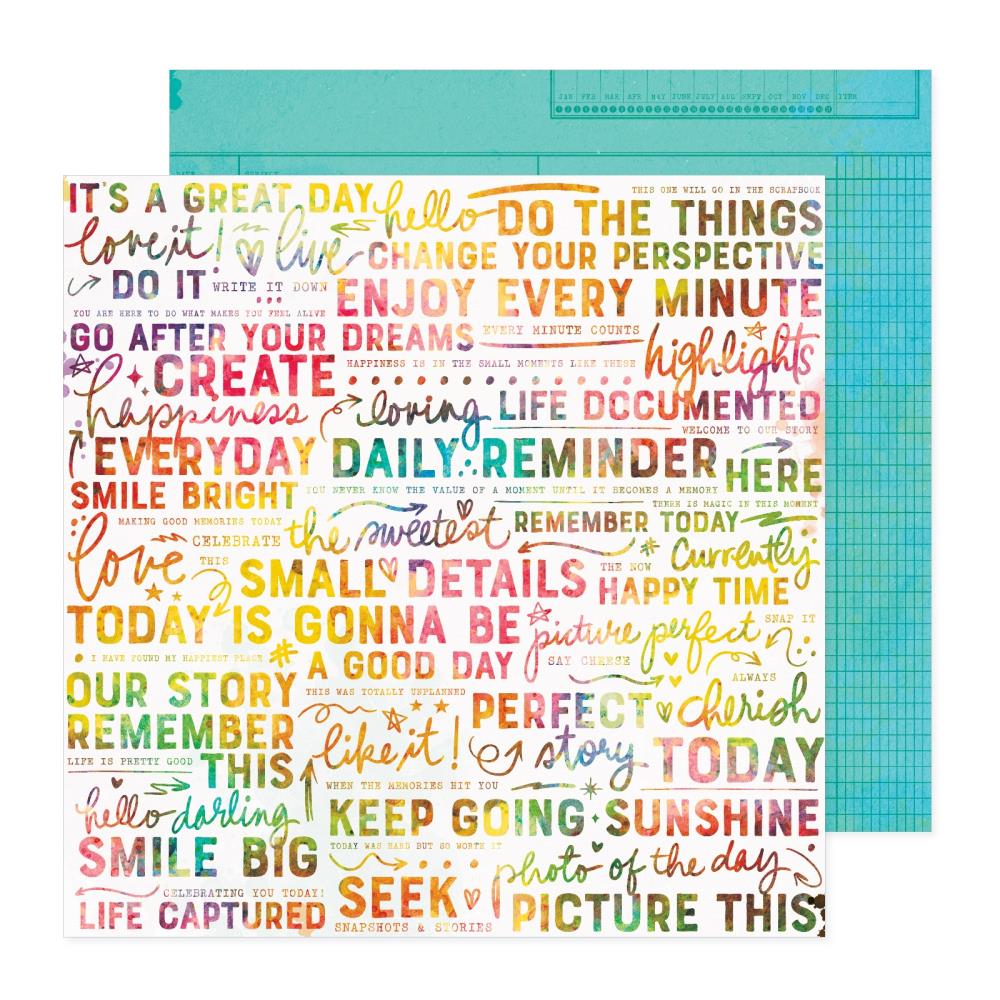 Vicki Boutin Bold And Bright 12"X12" Double-Sided Cardstock: Daily Reminder (5A0026K41G91R)