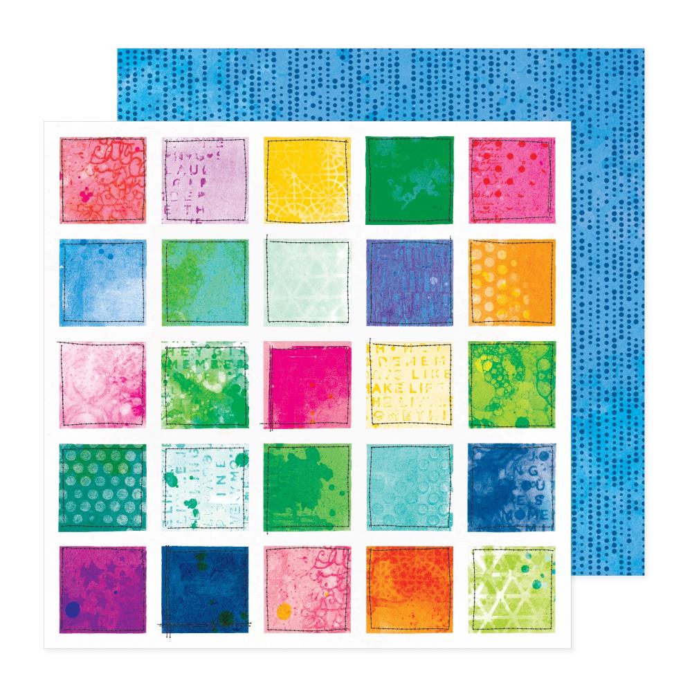 Vicki Boutin Bold And Bright 12"X12" Double-Sided Cardstock: Picnic Blanket (5A0026K41G91W)