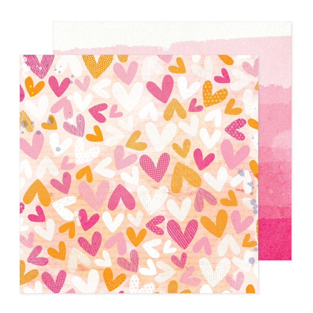 Vicki Boutin Bold And Bright 12"X12" Double-Sided Cardstock: Take Heart (5A0026K41G92F)