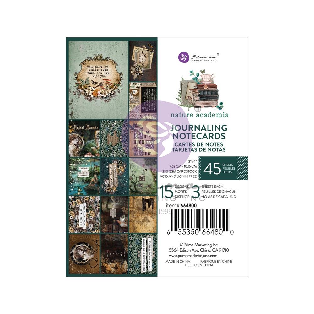 Prima Marketing Nature Academia 3"X4" Journaling Cards, 45/Pkg (5A0026TC1G97R)