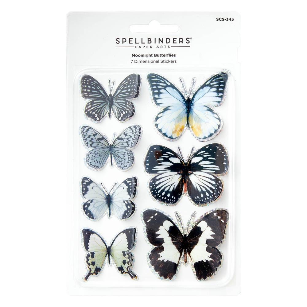 Spellbinders Timeless Stickers: Moonlight Butterflies (5A0026WQ1G9BB)