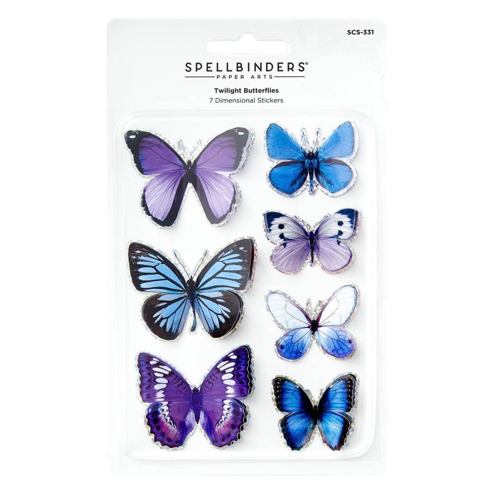 Spellbinders Timeless Stickers: Twilight Butterflies (5A0026W91G9BG)