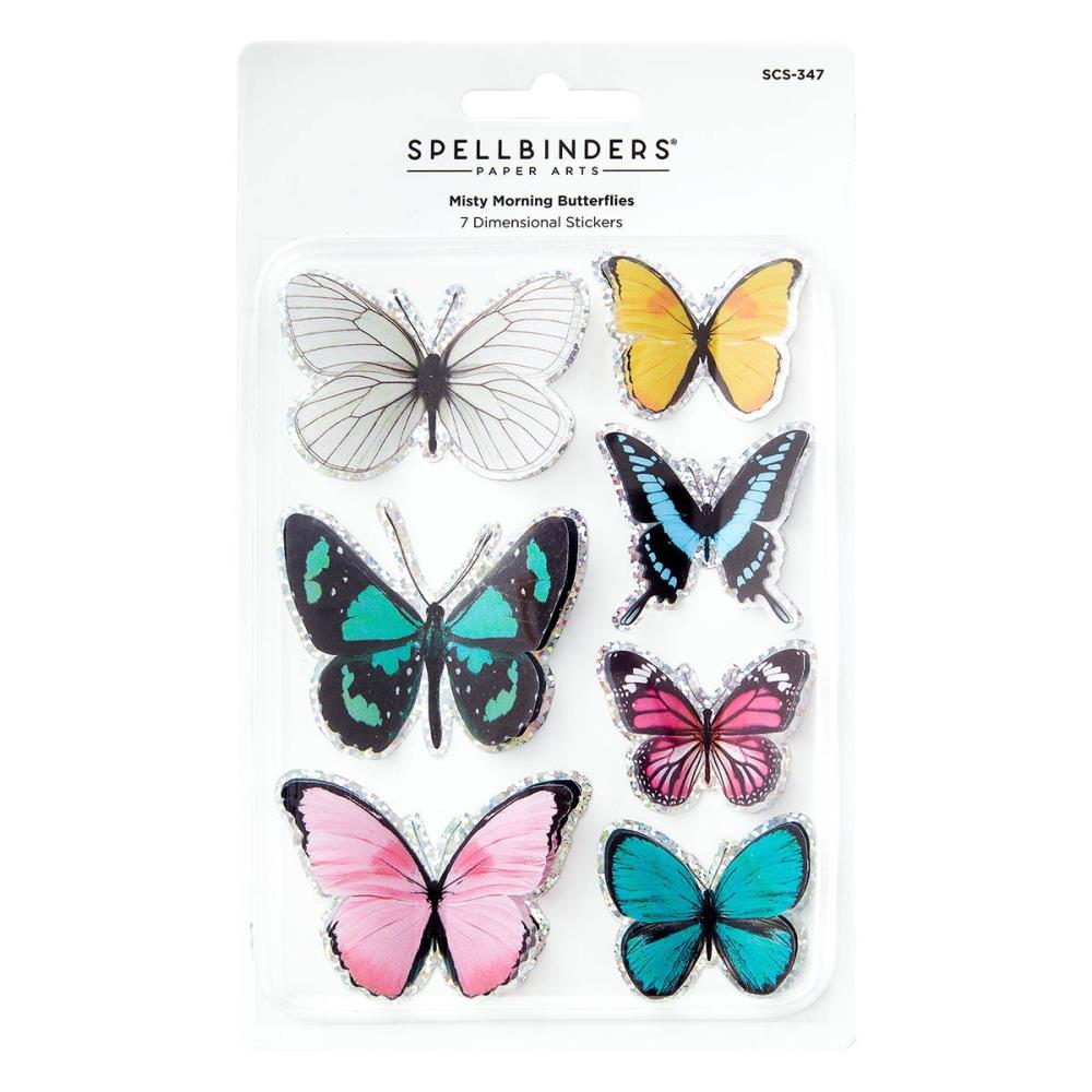 Spellbinders Timeless Stickers: Misty Morning Butterflies (5A0026WS1G9BH)