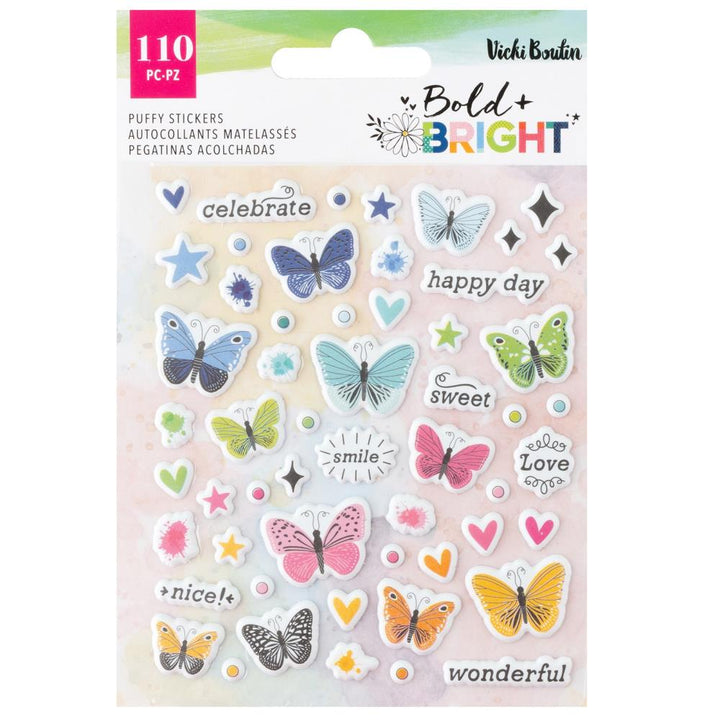 Vicki Boutin Bold And Bright Mini Puffy Stickers (5A0026JF1G913)