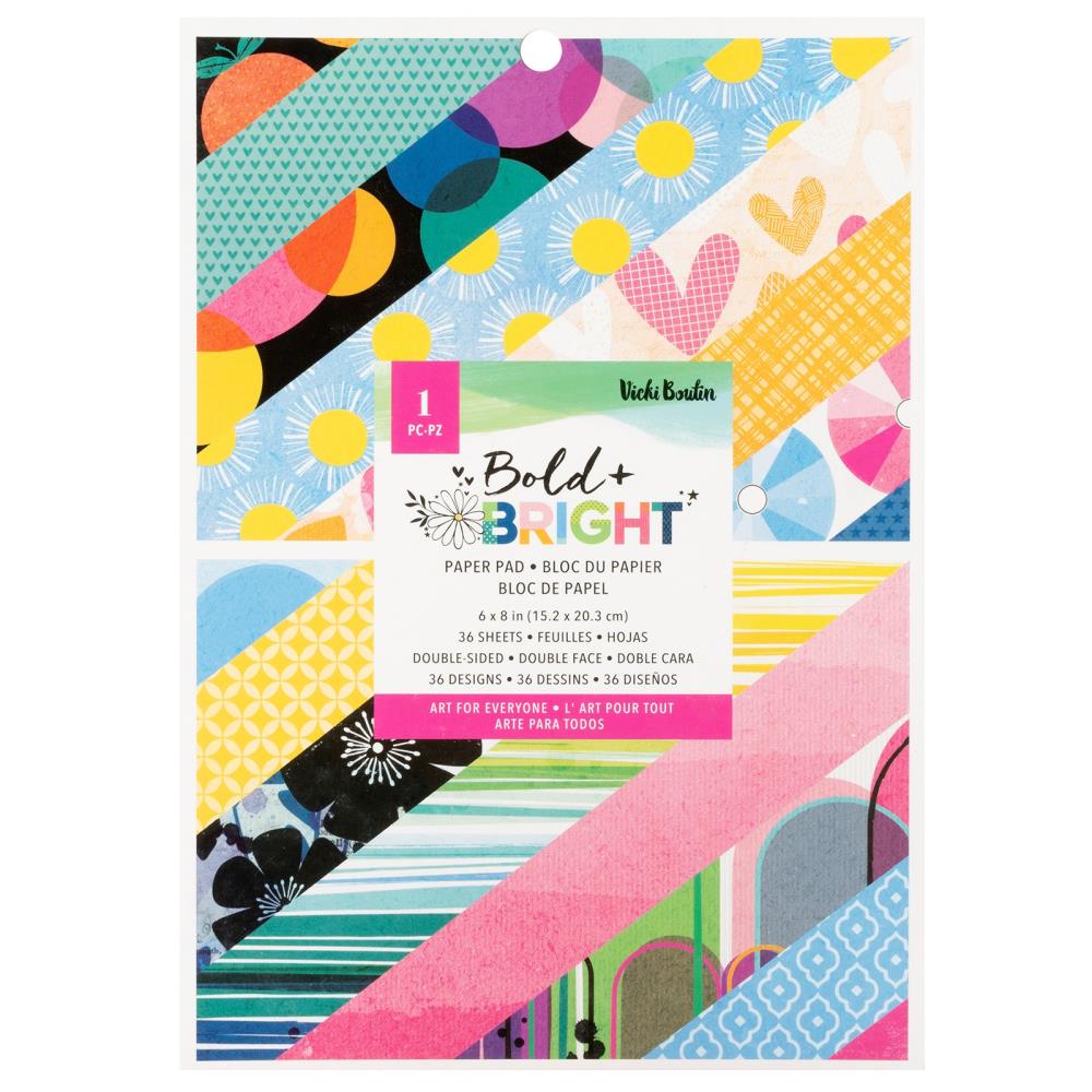 Vicki Boutin Bold And Bright 6"X8" Paper Pad, 36/Pkg (5A0026K21G91F)