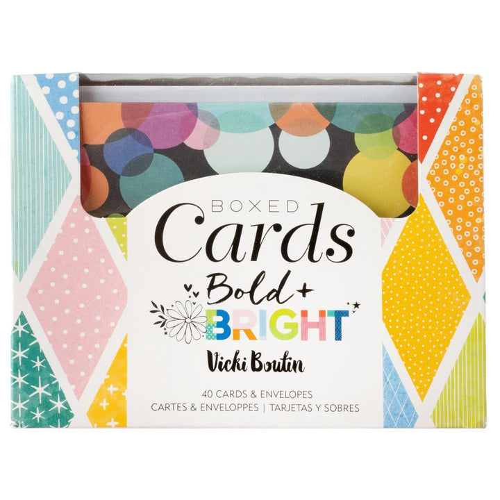 Vicki Boutin Bold And Bright A2 Cards W/Envelopes, 40/Box (5A0026JZ1G91S)