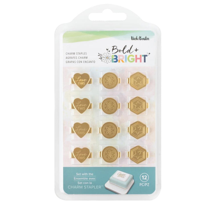 Vicki Boutin Bold And Bright Charm Staples, 12/Pkg (5A0026JR1G920)