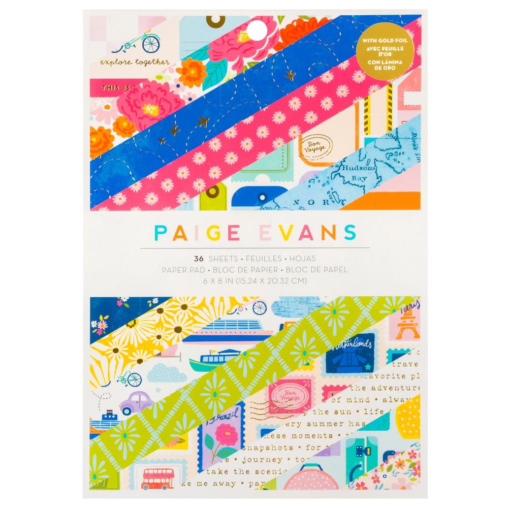 Paige Evans Adventurous 6"X8" Single-Sided Paper Pad, 36/Pkg (5A00261R1G8TV)