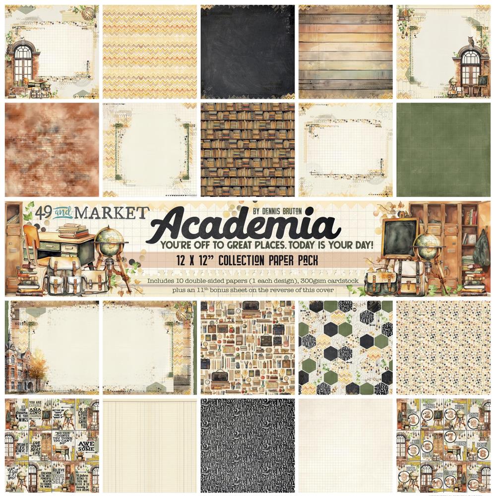 49 and Market Academia 12"X12" Collection Pack (5A0021HZ1G4FK)
