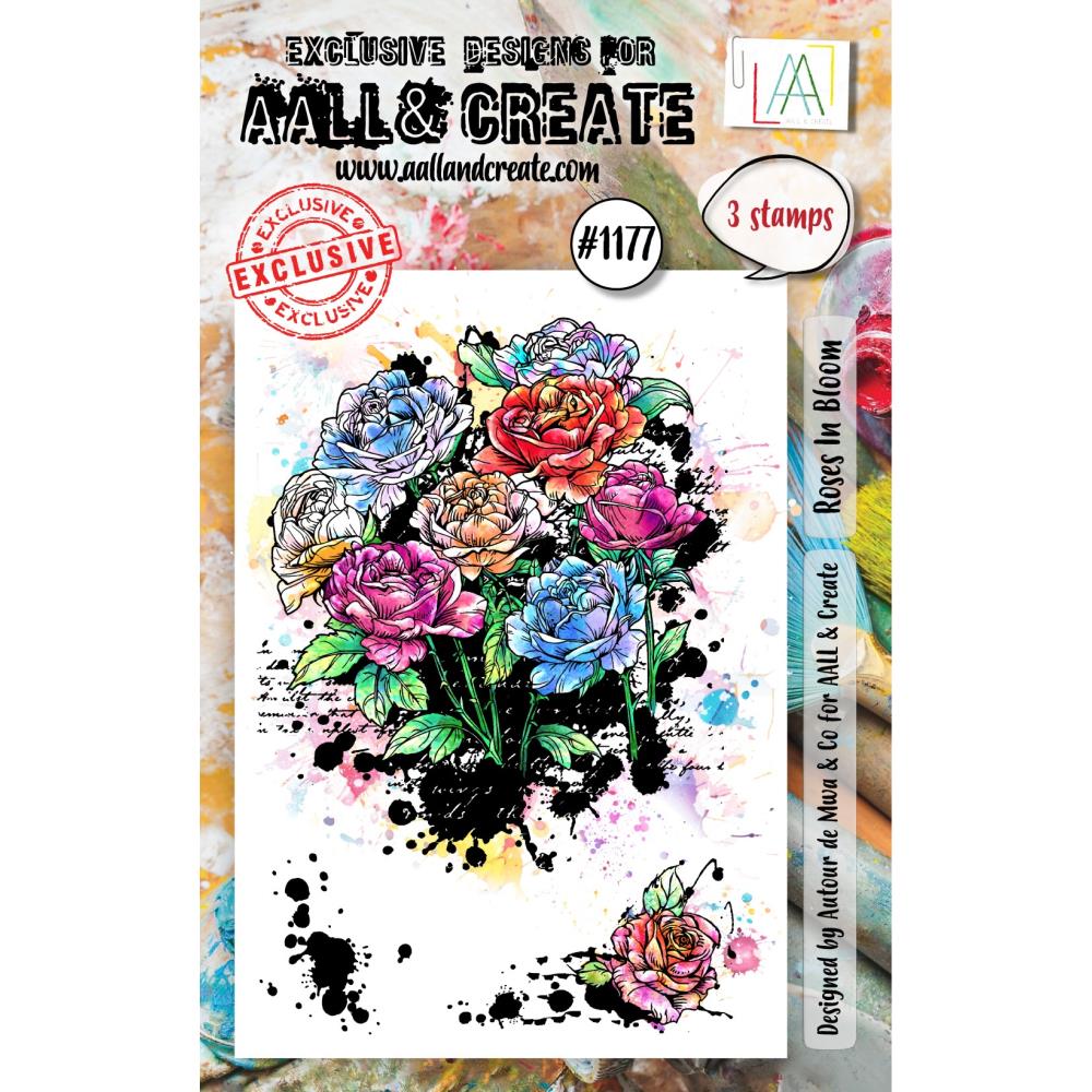 AALL And Create A7 Photopolymer Clear Stamp Set: Roses In Bloom (5A0027FJ1G9RV)