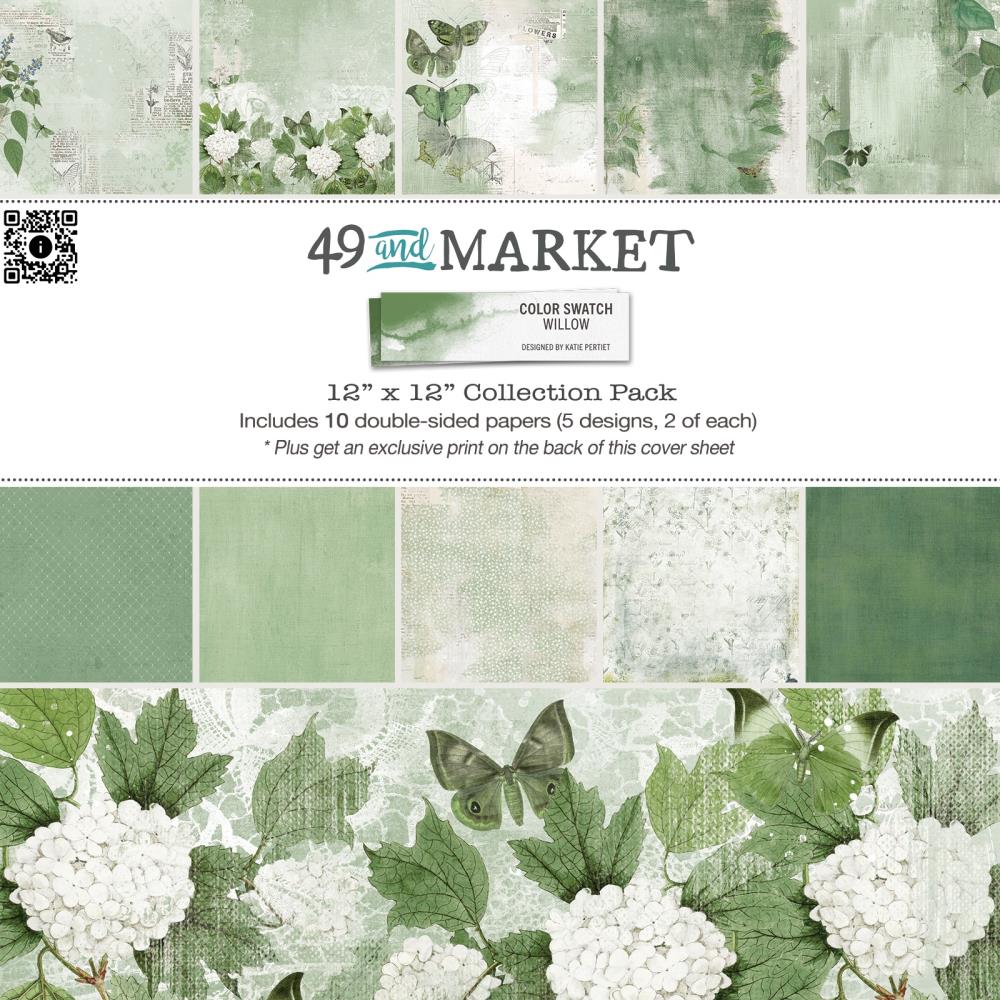 49 and Market Color Swatch: Willow Collection Pack 12"X12" (A5002407G179H)