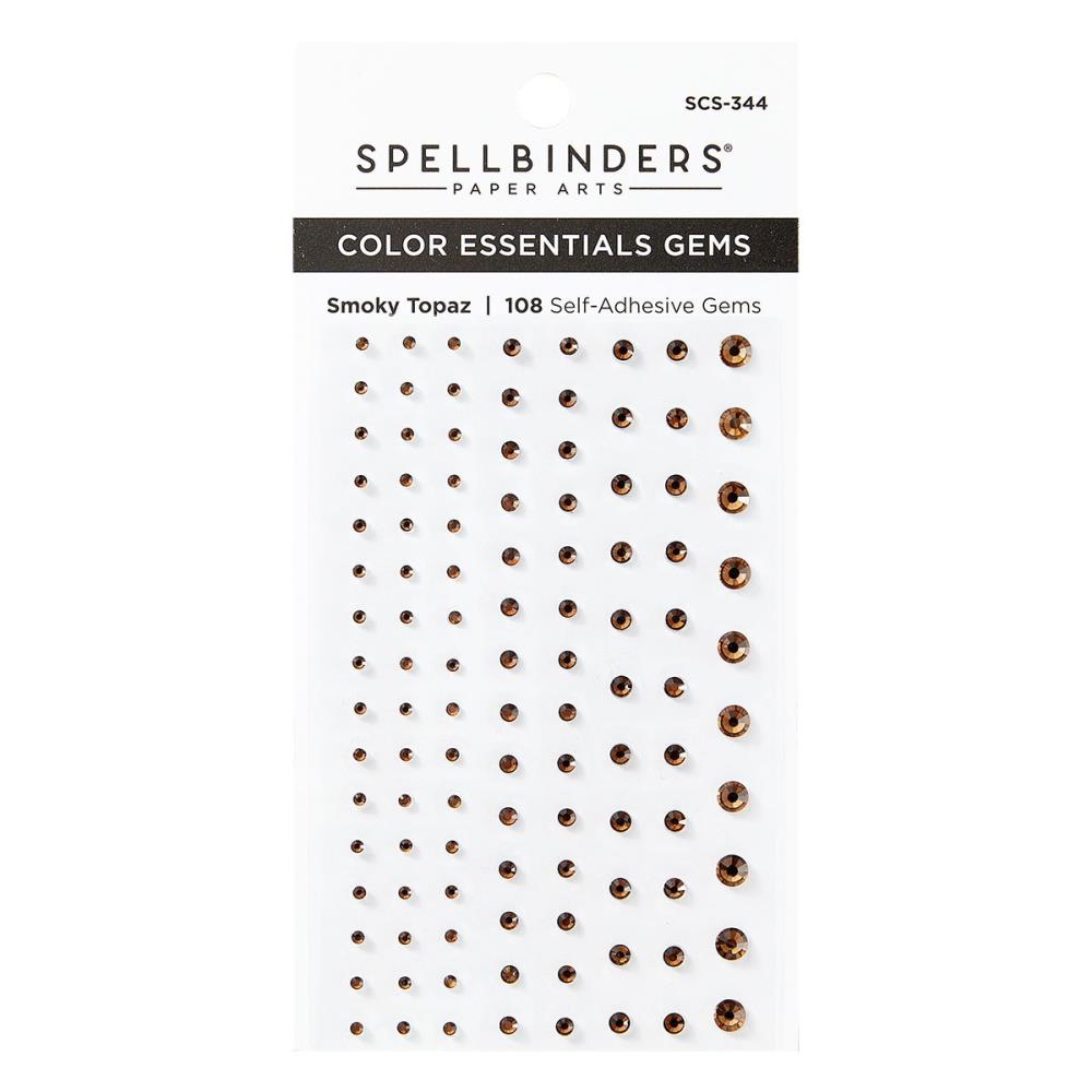 Spellbinders Color Essentials Gems: Smoky Topaz, 108/Pkg (5A0028M81GBP3)