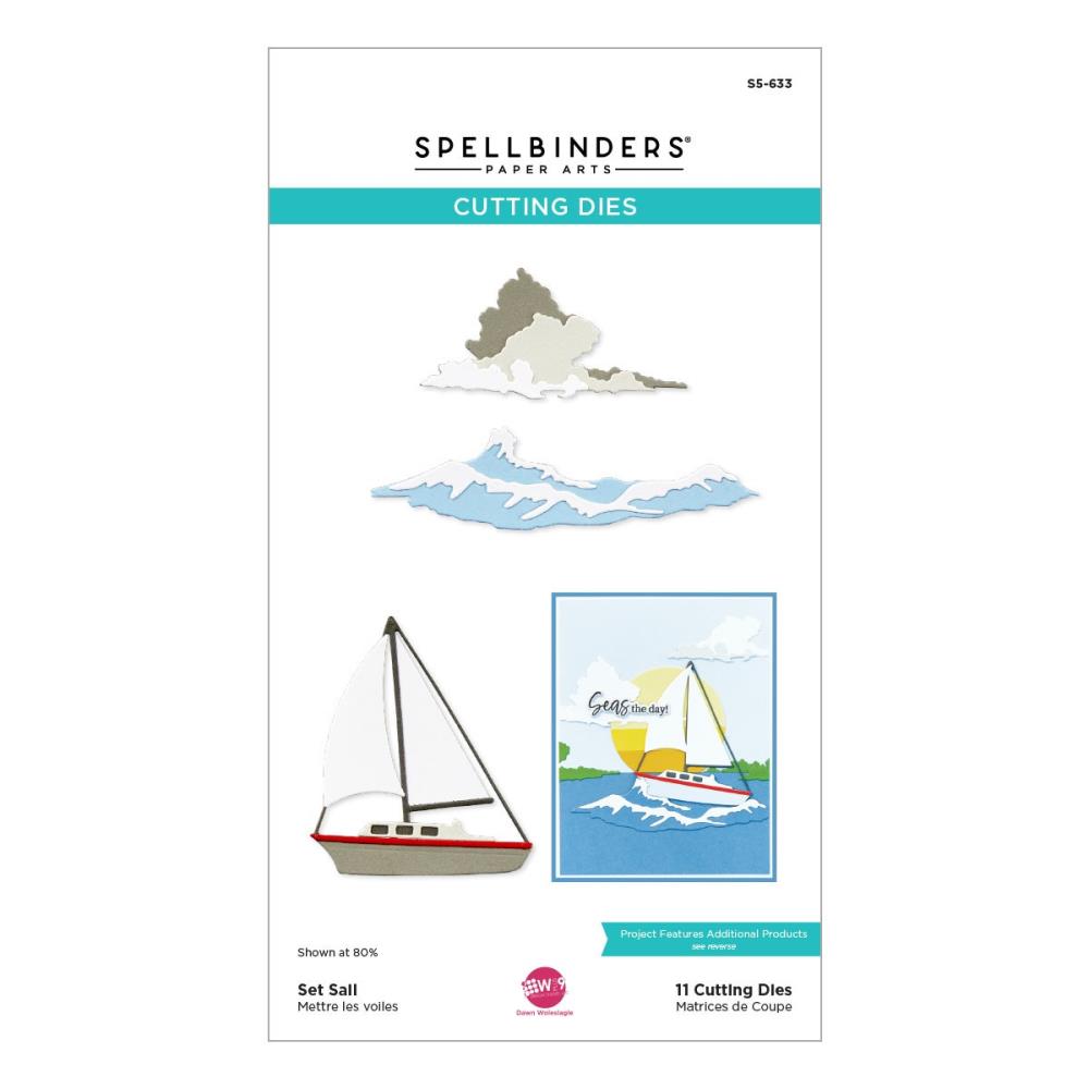 Spellbinders Fair Winds Etched Dies: Set Sail, By Dawn Woleslagle (5A0028LY1GBPF)