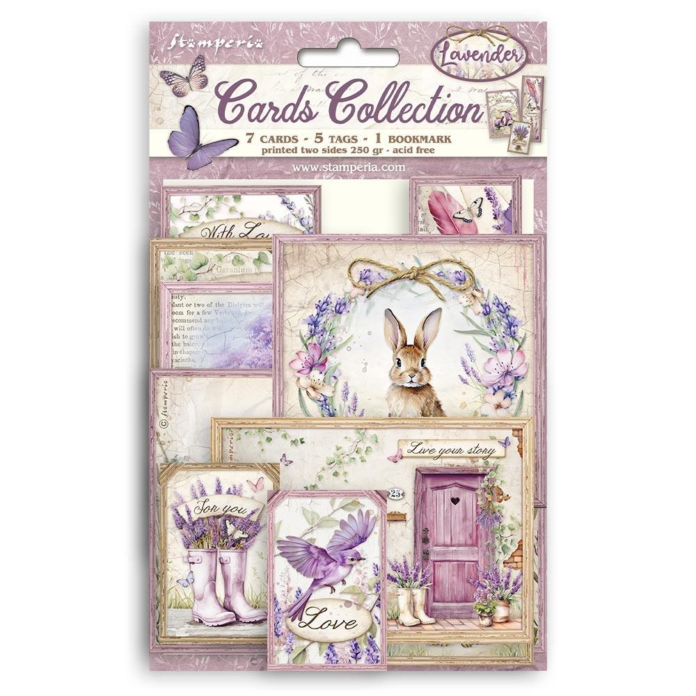 Stamperia Lavender Cards Collection (5A0027HD1G9T8)